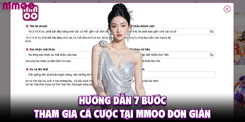 Hướng dẫn 7 bước tham gia cá cược tại MMOO đơn giản